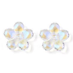 Electroplate Transparent Glass Beads&nbsp;GLAA-T030-01-D01