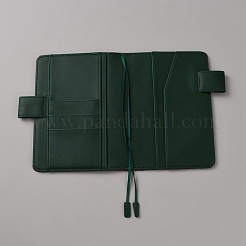PUレザーとベルベットのノートカバー  長方形  暗赤色  169x116x20.5mm&nbsp;AJEW-WH20130-156A-03