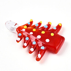 Handmade Lampwork Pendants&nbsp;LAMP-T023-12E