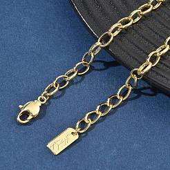 Brass Cable Chains Bracelets&nbsp;KK-C251-35G