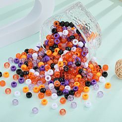 1400Pcs 7 Styles Transparent and Opaque Plastic Beads&nbsp;KY-SZ0001-50