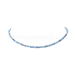 Glass Seed Beaded Two Loops Wrap Bracelet for Women&nbsp;BJEW-JB09216
