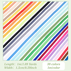 30Pcs 30 Colors Nylon Ribbons&nbsp;SRIB-ME0001-18B