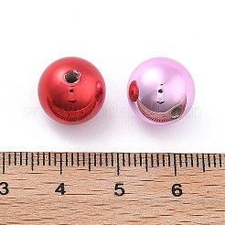 Christmas Theme UV Plating Acrylic Beads&nbsp;PACR-B003-01A