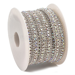 Brass Rhinestone Strass Chains&nbsp;CHC-T006-01C