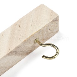 (Defective Closeout Sale: Hole Wrong Size)Wood Hanging Bracket&nbsp;AJEW-XCP0002-65