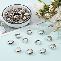 100Pcs Brass Studs Rivets&nbsp;KK-GF0001-24A