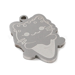 Non-Tarnish 201 Stainless Steel Pendants&nbsp;STAS-C095-37P