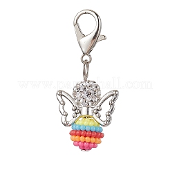 Colorful Angel Resin Pendant Decorations&nbsp;HJEW-JM01908