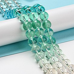 Dyed & Heated Synthetic Quartz Beads Strands&nbsp;G-P502-01C-01
