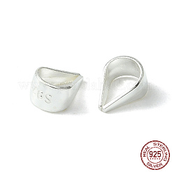 ベールに925スターリングシルバースナップ  未はんだ  スタンプ925個付き  銀  6.5x4.5x3.5mm  穴：3.5x5mm&nbsp;STER-T002-216S