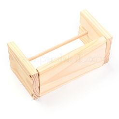 回転可能な木製の糸スピナー  スレッドホルダー  バリーウッド  24x10x13.2cm&nbsp;DIY-H146-01B