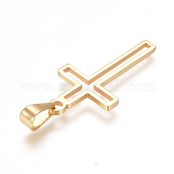 304 Stainless Steel Pendants Ion Plating(IP)&nbsp;STAS-G217-13G