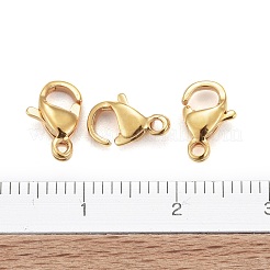 304 Stainless Steel Lobster Claw Clasps&nbsp;X-STAS-H352-01B-G