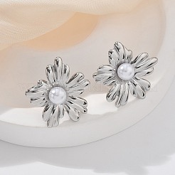 304 Stainless Steel Stud Earrings&nbsp;EJEW-Z084-05P-03