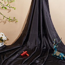 DIY クラフト用のポリエステル スパンデックス生地  服飾材料  ブラック  150x100x0.02cm&nbsp;DIY-WH0578-93A