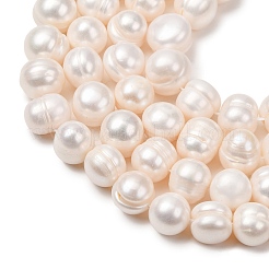 天然養殖淡水パールビーズ連売り  ポテト  古いレース  12~15mm  穴：0.6mm  約32個/連  13.78''（35センチメートル）&nbsp;PA-CBABE82-12B