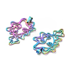 304 Stainless Steel Pendants&nbsp;STAS-Z123-07RC