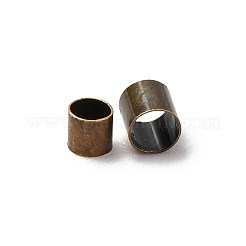 Brass Crimp Beads&nbsp;KK-PH0035-14-AB