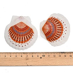 Printed Natural Shell Big Pendants&nbsp;SH-CBA93AD-19B