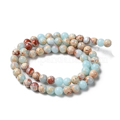 Synthetic Imperial Jasper Dyed Beads Strands&nbsp;X-G-D077-A01-01I