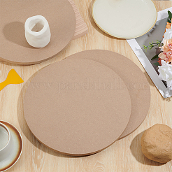 MDF Wood Round Boards&nbsp;TOOL-WH0059-076A