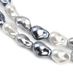 Electroplated Glass Beads Strands&nbsp;GLAA-H039-07E