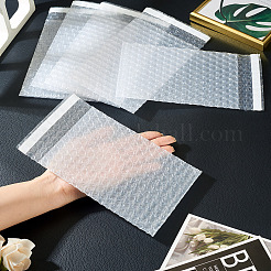PEフィルムバブルバッグ  粘着式バブルメーラー  長方形  透明  21.5x12x0.22cm  バッグ：17.5x12センチメートル&nbsp;ABAG-TAC0035-14A