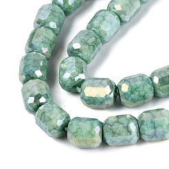 Anti-Tarnish Electroplate Glass Beads Strands&nbsp;EGLA-N027-03A-15