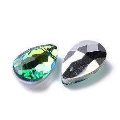 Faceted Teardrop Glass Pendants&nbsp;GLAA-O008-AM