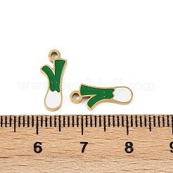 Vegetables 304 Stainless Steel Enamel Charms&nbsp;STAS-C137-02C-G
