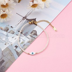 Imitation Jade Glass Beaded Bracelets&nbsp;BJEW-JB05987-03