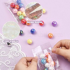 レーザーOPPプラスチックバッグ60個、3スタイル  長方形セロファンバッグ  ジュエリーパッキング用  混合図形  11x6.5x0.01cm  20個/スタイル&nbsp;ABAG-YW0001-20