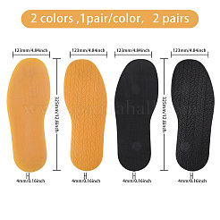 2 Pairs 2 Colors Anti Skid Rubber Shoes Bottom Heel Sole&nbsp;FIND-CA0011-05