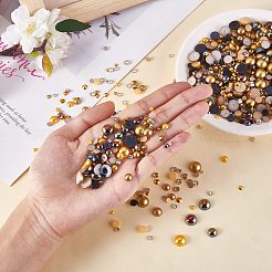 60g Resin patch multi size mixed pearl patch DIY jewelry accessories(2 bags)&nbsp;JX586L