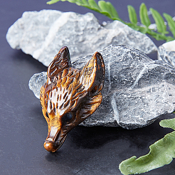 Natural Tiger Eye Pendants&nbsp;G-SC0001-20A