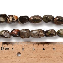 Natural Ocean Jasper Beads Strands&nbsp;G-P497-01E-76