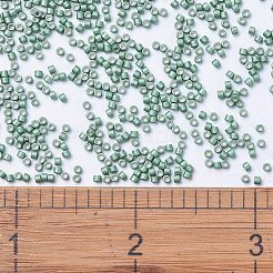MIYUKIデリカビーズ  シリンダー  日本製シードビーズ  11/0  （db1171)亜鉛メッキマットダークミント  1.3x1.6mm  穴：0.8mm  約20000個/袋  100 G /袋&nbsp;SEED-J020-DB1171