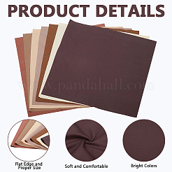 7Pcs Cotton Pure Color Fabric&nbsp;AJEW-WH0481-631D