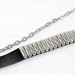 Punk PU Leather Cable Chain Pants Chain Belts&nbsp;AJEW-O019-04