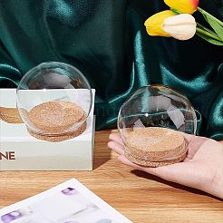 2 Sets High Borosilicate Glass Dome Cover&nbsp;DJEW-NB0001-19