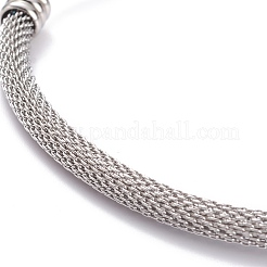 Vacuum Plating 201 Stainless Steel Torque Bangles&nbsp;BJEW-O182-01P-1