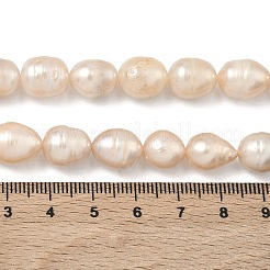 Natural Cultured Freshwater Pearl Beads Strands&nbsp;PEAR-D003-01D-13