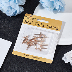 10Pcs Brass Pendants&nbsp;KK-BBC0017-54