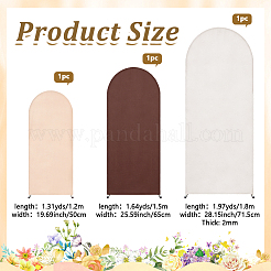 3Pcs 3 Colors Cloth Arch Background Cover for Wedding Party Decor&nbsp;AJEW-DC0004-02