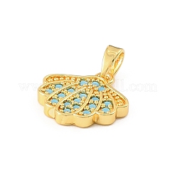 Ocean Brass & Rhinestone Pendants&nbsp;RB-CBA4B36-04G-08