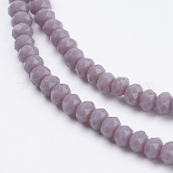 Opaque Solid Color Glass Bead Strands&nbsp;GLAA-F076-A06