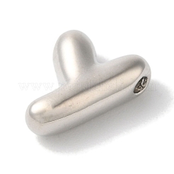真鍮チャーム  長持ちメッキ  プラチナ  文字y  10x8x3.5mm  穴：1.4mm&nbsp;KK-S391-02P-Y