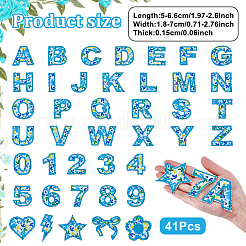 41Pcs Cotton Clothing Patches&nbsp;PATC-NB0001-56B