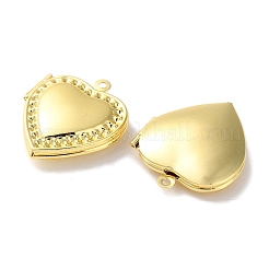 Rack Plating Brass Locket Pendants&nbsp;KK-F090-02G